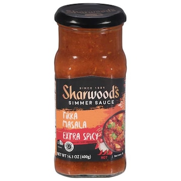 Sharwood's Simmer Sauce, Tikka Masala, Extra Spicy, Hot