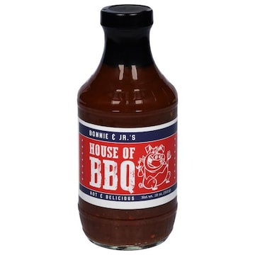 Bonnie & Jr.'s House of BBQ Sauce, Hot & Delicious
