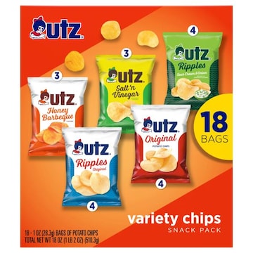 Utz Variety Chips Assorted Snack Pack