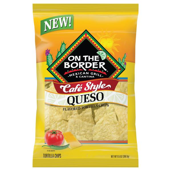 On the Border Tortilla Chips, Queso, Cafe Style Publix Super Markets