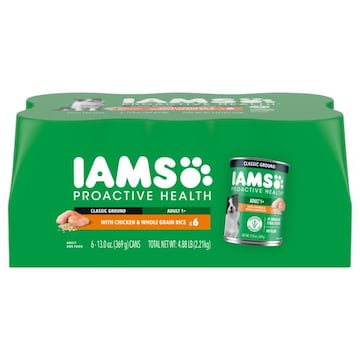 IAMS Proactive Health Dog Food, with Chicken & Whole Grain Rice, Proactive Health, Classic Ground, Adult 1+