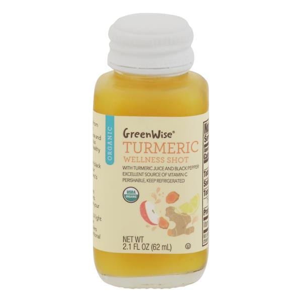 GreenWise Organic Wellness Shot, Turmeric | Publix Super Markets GreenWise Organic Wellness Shot, Turmeric | Publix Super Markets