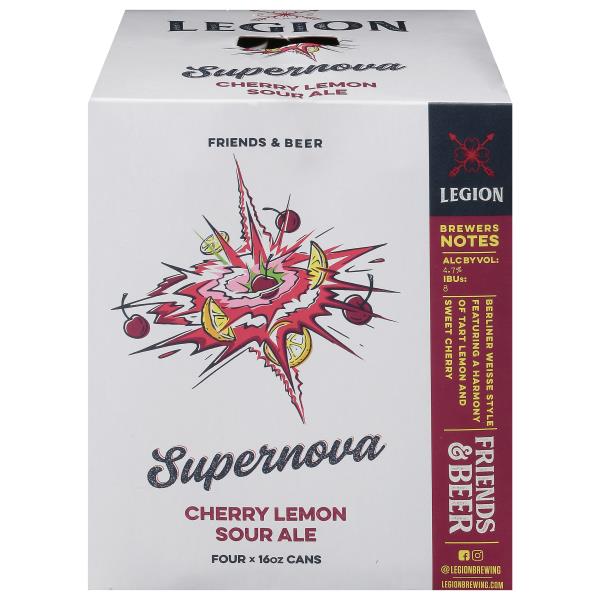 Legion Friends & Beer Beer, Supernova, Cherry Lemon Sour Ale Publix