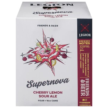 Legion Friends & Beer Beer, Supernova, Cherry Lemon Sour Ale
