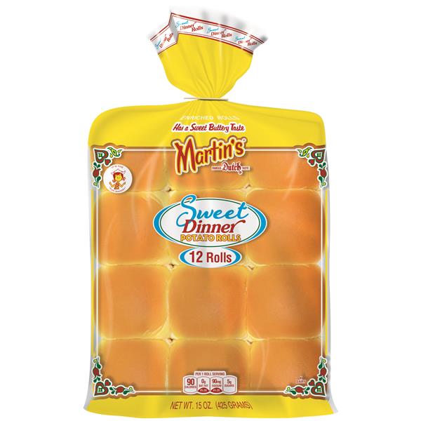 Martin's Potato Rolls, Dinner, Sweet Publix Super Markets