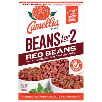 Camellia Brand Beans for 2 Red Beans with 14 Spices & Seasoning