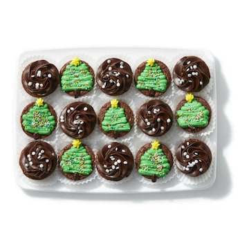 Christmas Brownie Bite Platter 15-Count