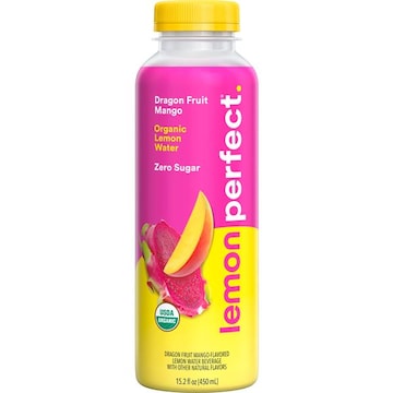 Lemon Perfect Lemon Water, Zero Sugar, Dragon Fruit Mango, Hydrating