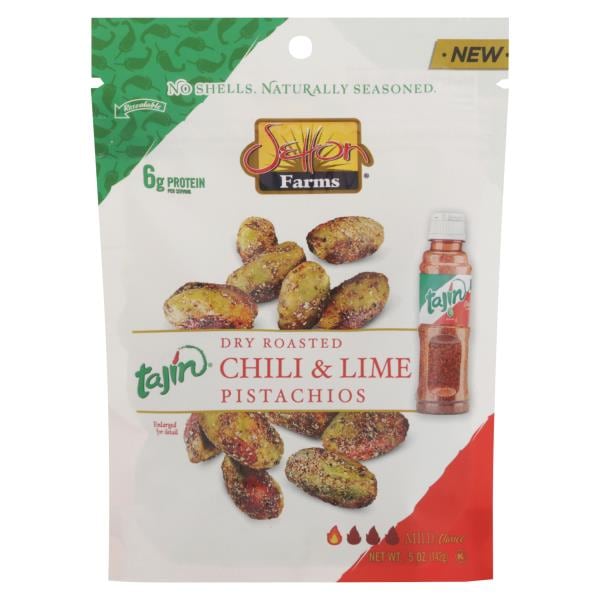 Setton Farms Tajin Pistachios, Chili & Lime, Dry Roasted, Mild