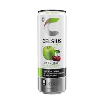 Celsius Sparkling Green Apple Cherry, Functional Energy Drink