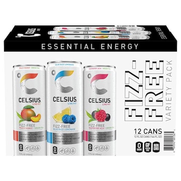 Celsius Fizz Free Variety Pack, Functional Essential Energy Drink