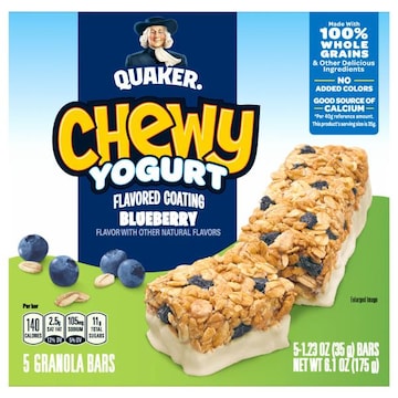 Quaker Chewy Yogurt Granola Bars, Blueberry