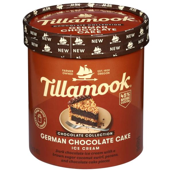 Tillamook Ice Cream, German Chocolate Cake Publix Super Markets