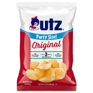 Utz Original Potato Chips Party Size