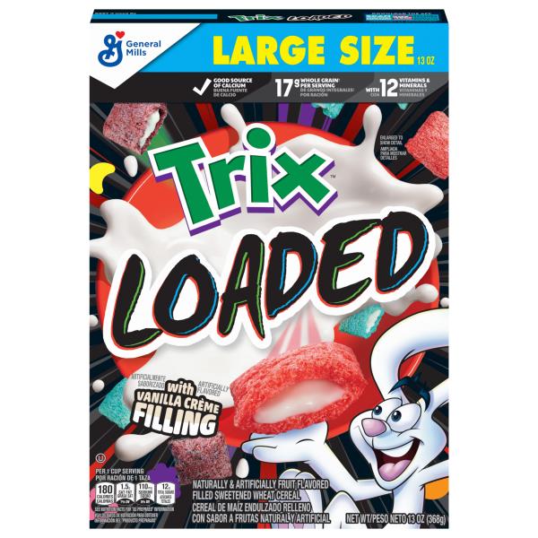 Trix Cereal, Loaded, with Vanilla Creme Filling, Large Size | Publix ...