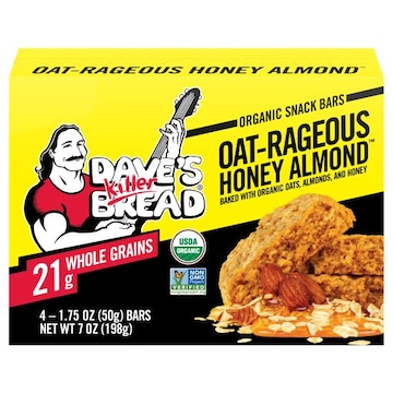 Dave's Killer Bread Snack Bars, Organic, Oat-Rageous Honey Almond