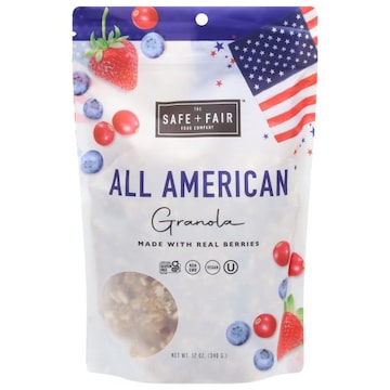The Safe + Fair Food Company Granola, All American