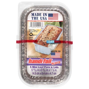 Handi-Foil Mini Loaf Pans & Lids