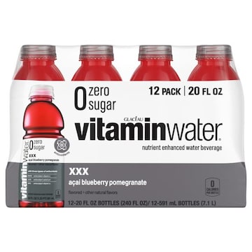 Vitaminwater Nutrient Enhanced Water Beverage, Zero Sugar, Acai Blueberry Pomegranate