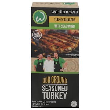 Wahlburgers Turkey Burgers, with Seasoning