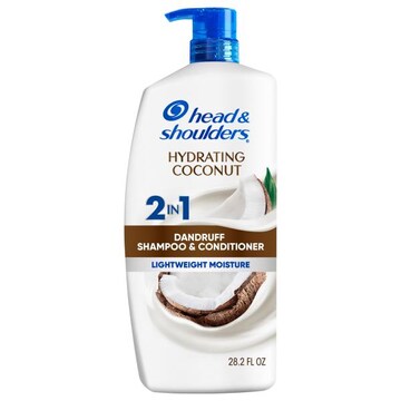 Head & Shoulders Lightweight Moisture 2 in 1 Hydrating Coconut Dandruff Shampoo & Conditioner