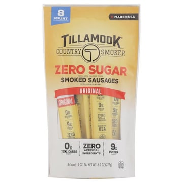 Tillamook Country Smoker Smoked Sausages, Zero Sugar, Original