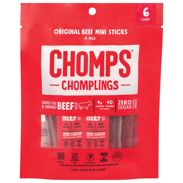 CHOMPS CHOMPLINGS, ORIGINAL BEEF, MILD | Publix Super Markets