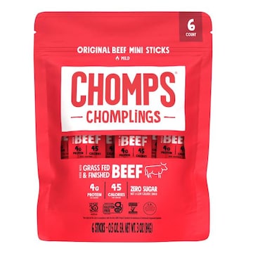 Chomps Chomplings Sticks, Original Beef, Mild, Mini