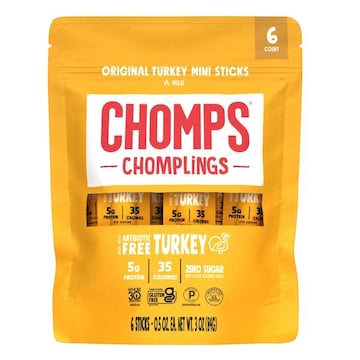 Chomps Chomplings Sticks, Original Turkey, Mild, Mini