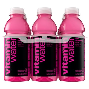 Vitaminwater Nutrient Enhanced Water Beverage, Focus, Kiwi Strawberry