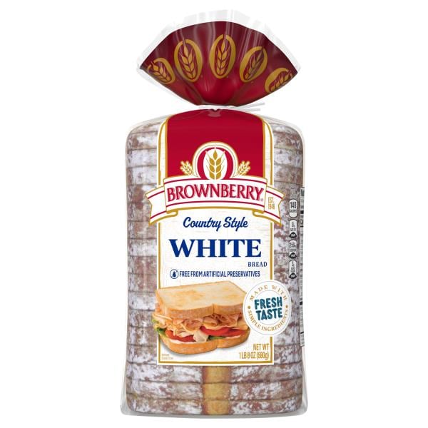 BROWNBERRY White Bread, Country Style Publix Super Markets