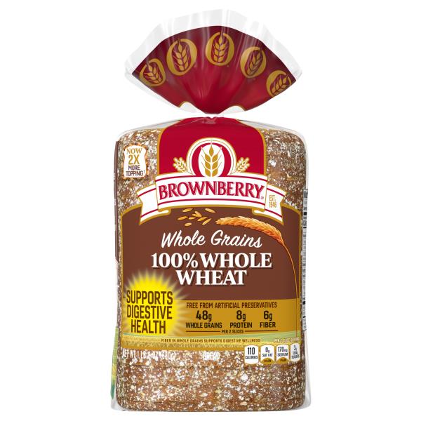 Brownberry Bread, 100% Whole Wheat, Whole Grains | Publix Super Markets