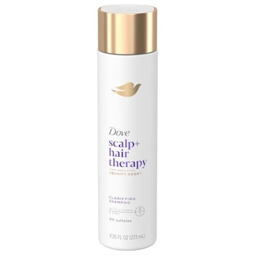 Dove Shampoo, with Vitamin B3 & Zinc, Scalp + Hair Therapy, Clarifying, Density Boost