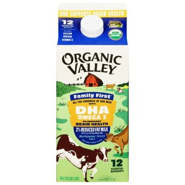 Organic Valley Family First Reduced Fat Milk
