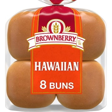 Brownberry Hawaiian Sweet Buns, 8 count, 16 oz