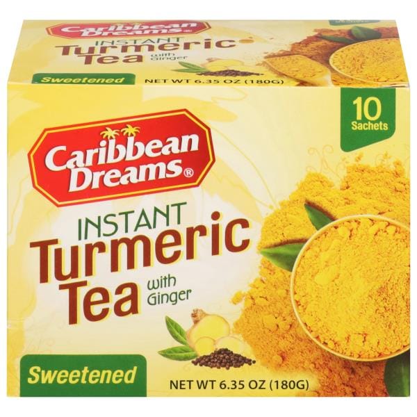 Caribbean Dreams Turmeric Tea, with Ginger, Sweetened, Instant Publix