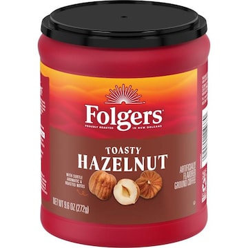 Folgers Toasty Hazelnut Artificially Flavored Ground Coffee