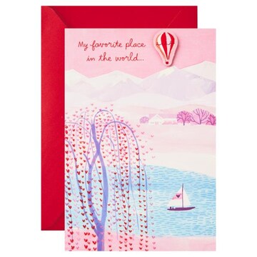 Hallmark Valentines Day Pop Up Card, for Significant Other, Hot Air Balloon Valentine