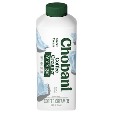 Chobani Coffee Creamer, Zero Sugar, Sweet Cream