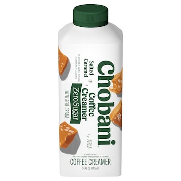 Chobani Coffee Creamer, Zero Sugar, Salted Caramel