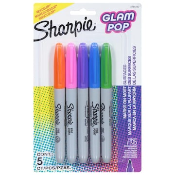 Sharpie Permanent Marker, Glam Pop, Fine