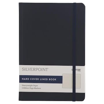 Silverpoint Lined Book, Hard Cover