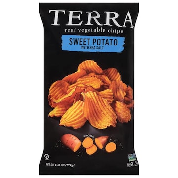 Terra Vegetable Chips, Sweet Potato with Sea Salt, Real