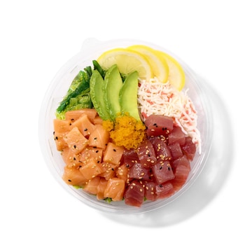 Zenshi Big Wave Poke Bowl, Salmon & Tuna, Made Fresh Daily