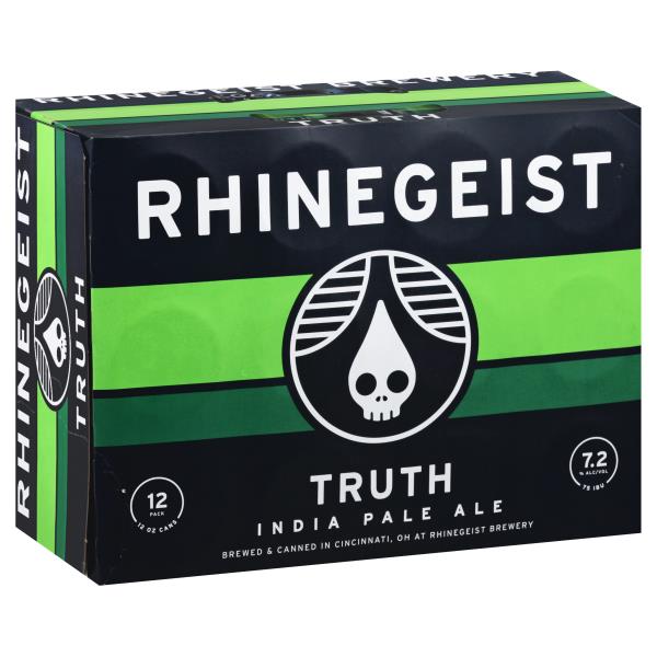 Rhinegeist Beer, India Pale Ale, Truth, 12 Pack Publix Super Markets