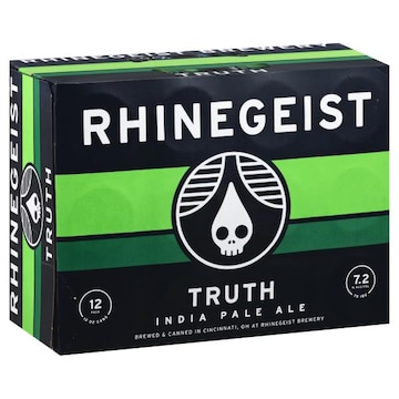 Rhinegeist Beer, India Pale Ale, Truth, 12 Pack