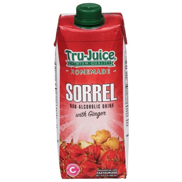 Tru Juice NonAlcoholic Drink, with Ginger, Homemade, Sorrel Publix