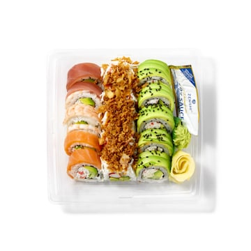 Zenshi Chef Sampler A, Dragon Crunchy Rainbow, Prepared in Store, Ready to Eat