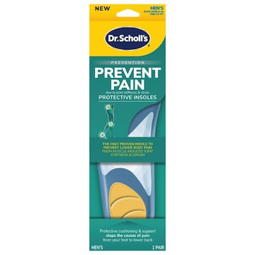 Dr. Scholl's Shoe Sizes 8-14 Men's Prevent Pain Protective Insoles