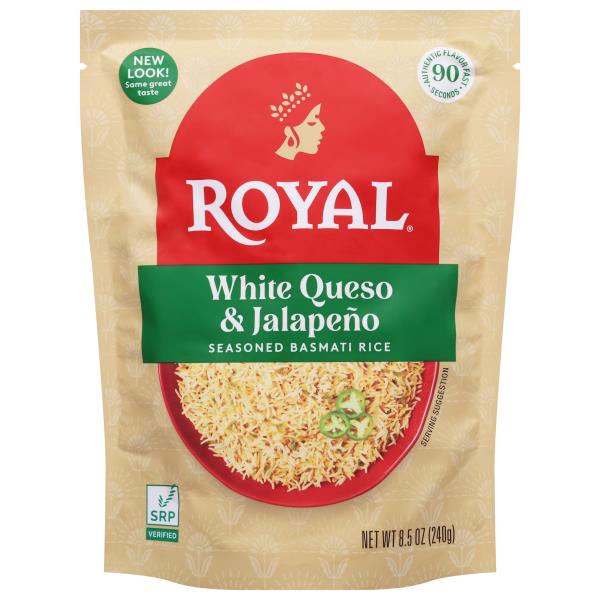 Royal Basmati Rice, Seasoned, White Queso & Jalapeno Publix Super Markets